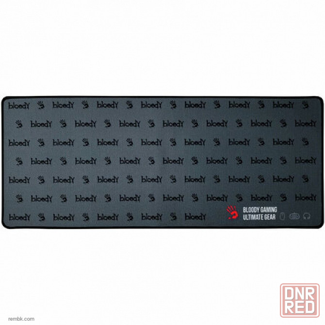 Коврик для мыши A4Tech Bloody BP-30L черный 750x300x3мм |Гарантия Макеевка - изображение 1