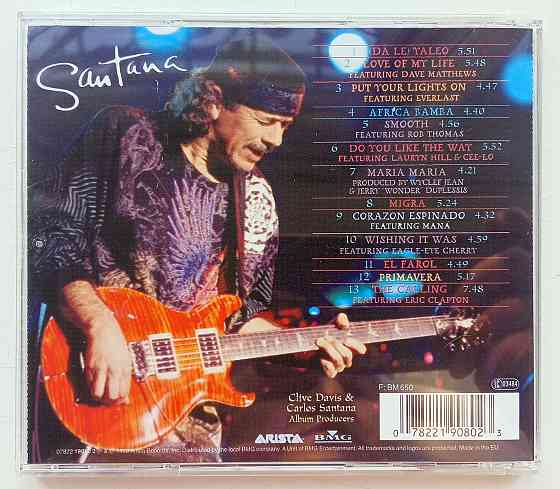Фирменный CD: Santana (1999 ) Supernatural Макеевка