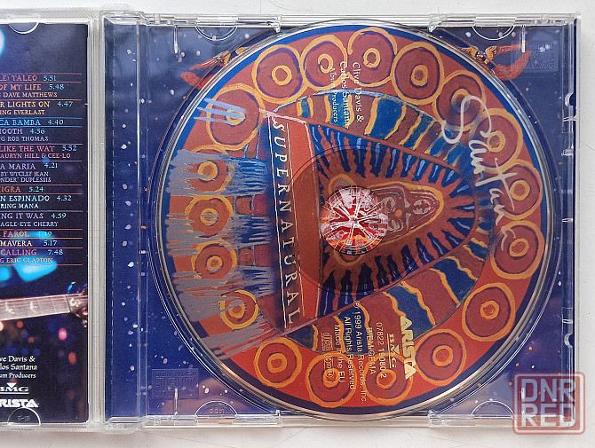 Фирменный CD: Santana (1999 ) Supernatural Макеевка - изображение 3