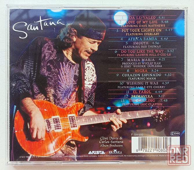 Фирменный CD: Santana (1999 ) Supernatural Макеевка - изображение 2