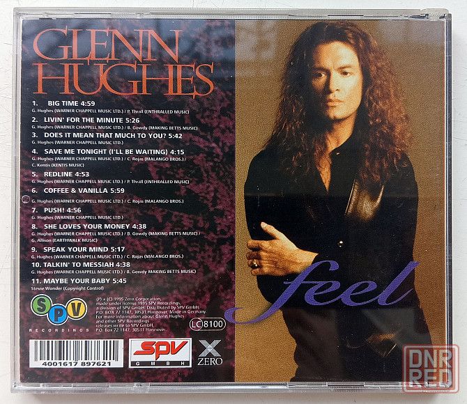 Фирменный CD: Glenn Hughs (1994) Feel Макеевка - изображение 2