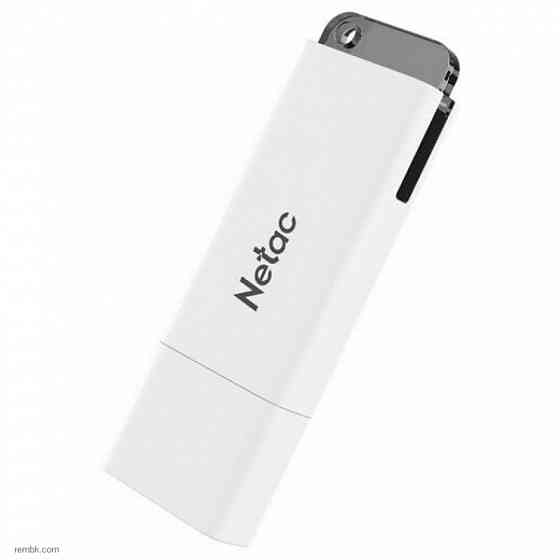 USB флешка Netac U185 32Gb white USB 3.0 (NT03U185N-032G-30WH) по доступной цене |Гарантия Макеевка