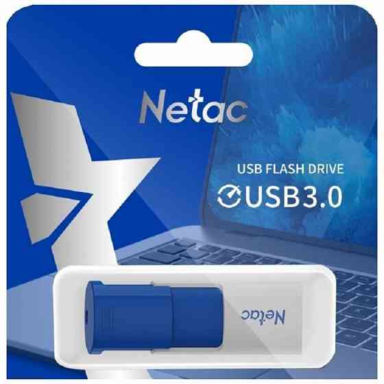 USB флешка Netac U182 64Gb Blue USB 3.0 (NT03U182N-064G-30BL) |Гарантия Макеевка
