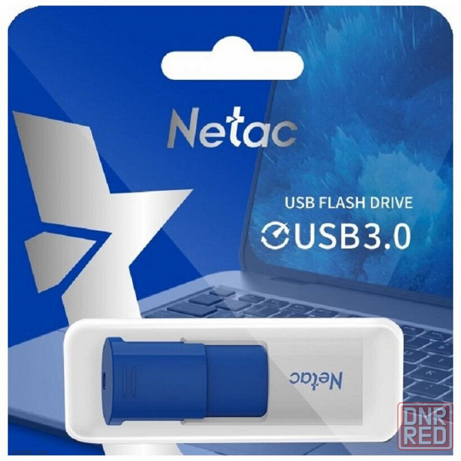 USB флешка Netac U182 64Gb Blue USB 3.0 (NT03U182N-064G-30BL) |Гарантия Макеевка - изображение 1