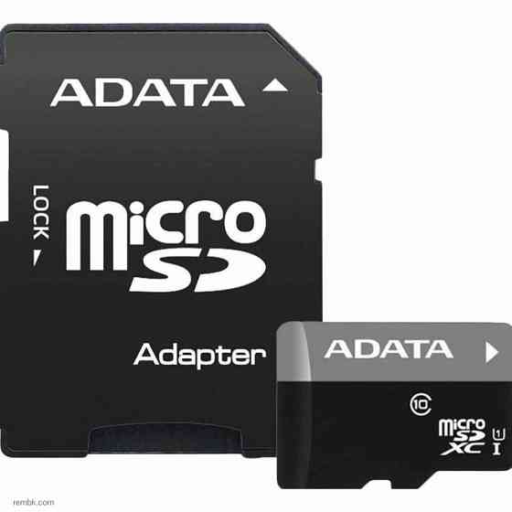 Карта памяти A-DATA MICROSDXC, 64GB, AUSDX64GUICL10-RA1 |Гарантия Макеевка