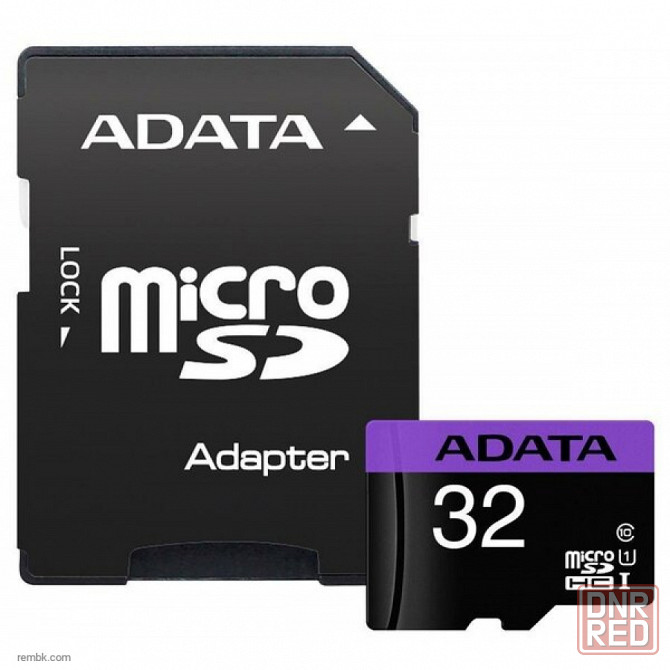 Карта памяти Adata microSDHC 32Gb (AUSDH32GUICL10-RA1) |Гарантия Макеевка - изображение 1
