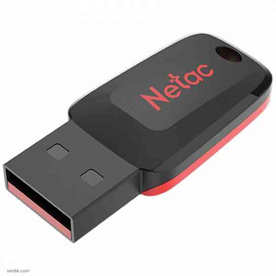 Флеш-диск 32GB NETAC U197, USB 2.0, черный, NT03U197N-032G-20BK |Гарантия Макеевка