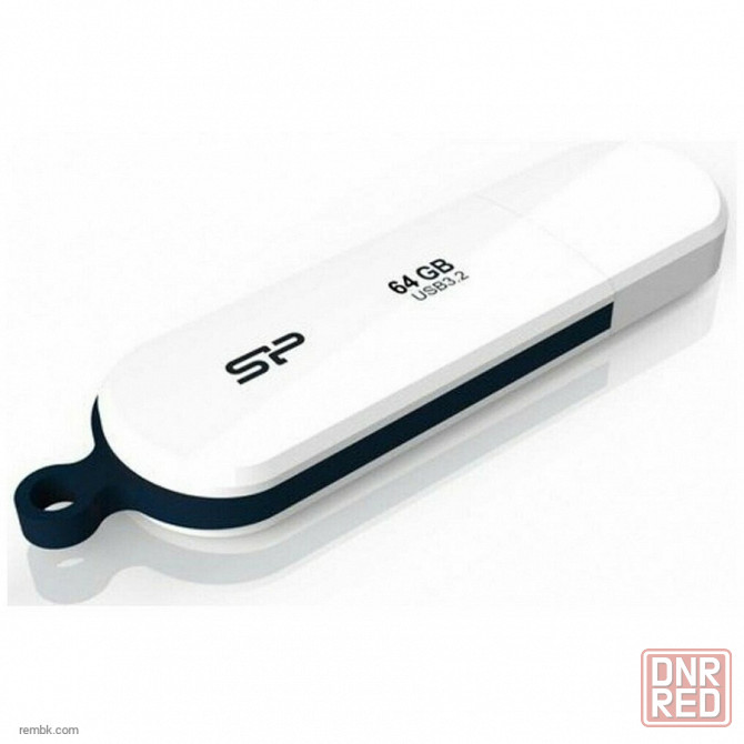USB Flash накопитель 64Gb Silicon Power Blaze B32 White (SP064GBUF3B32V1W) по доступной цене |Гарантия Макеевка - изображение 1