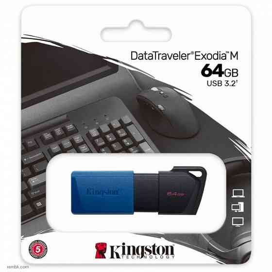 Флеш-диск Kingston DataTraveler Exodia M 64GB (DTXM/64GB) |Гарантия Макеевка