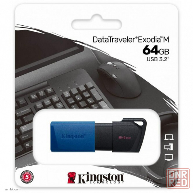 Флеш-диск Kingston DataTraveler Exodia M 64GB (DTXM/64GB) |Гарантия Макеевка - изображение 1