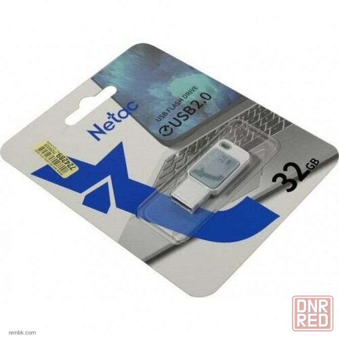 Флешка 32Gb Netac UA31 Blue USB 2.0 (NT03UA31N-032G-20BL) |Гарантия Макеевка - изображение 1