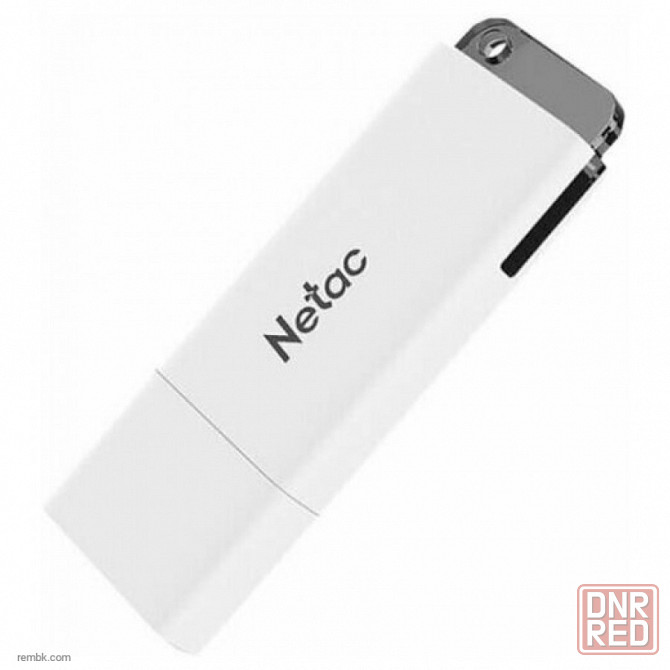 Накопитель USB 3.0 128GB Netac NT03U185N-128G-30WH U185, белый |Гарантия Макеевка - изображение 1