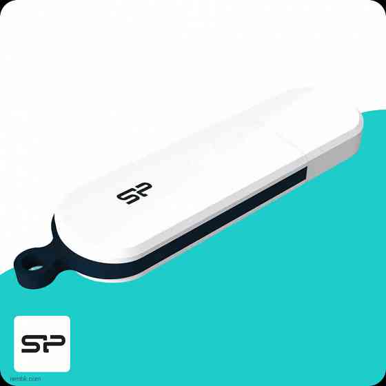 USB Flash-накопитель Silicon Power Blaze B32 128ГБ White, USB 3.2 |Гарантия Макеевка