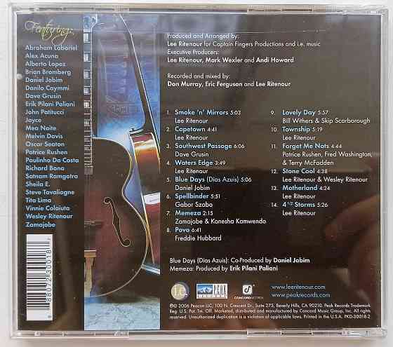 Фирменный CD: Lee Ritenour (2006) Smoke'N'Mirrors Макеевка