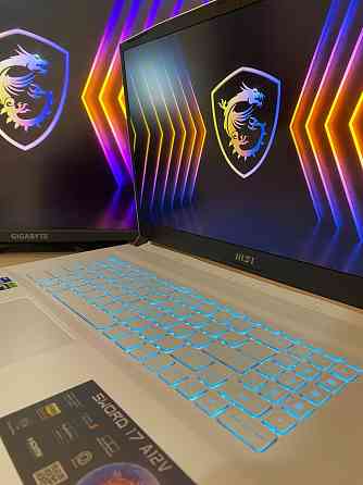 17.3 Игровой ноутбук MSI Sword rtx-3060 (Белый) Донецк