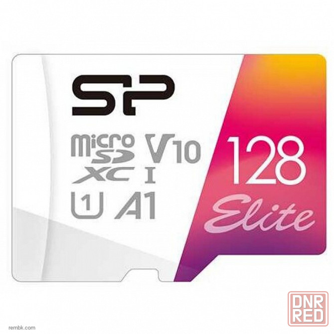 Флеш карта microSDXC 128Gb Class10 Silicon Power SP128GBSTXBV1V20SP Elite + adapter по доступной цене |Гарантия Донецк - изображение 1