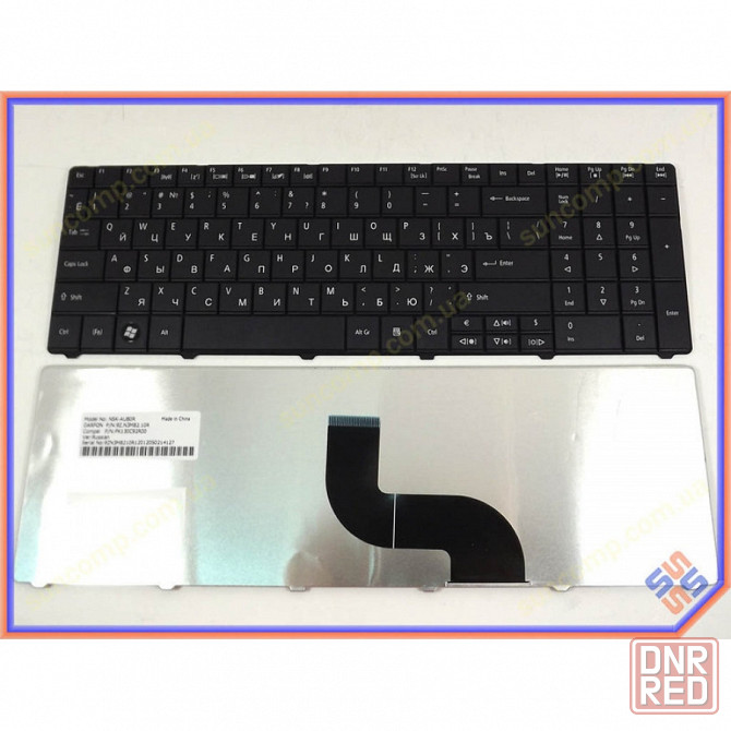 Клавиатура ноутбука ACER Aspire E1-531, E1-531G, E1-571G, E1-521, E1-531, E1-571 ( RU Black матовая ). недорого в |Гарантия Донецк - изображение 1