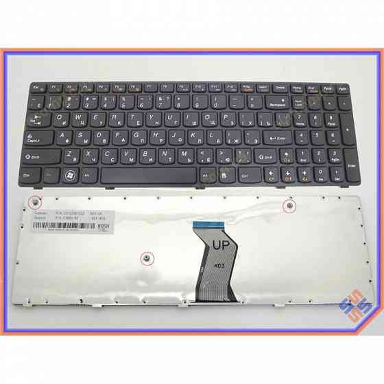 Клавиатура ноутбука LENOVO IdeaPad V570, B570, B575, V580, B580, B590, V590, Z570, Z575 ( RU Black). OEM |Гарантия Донецк