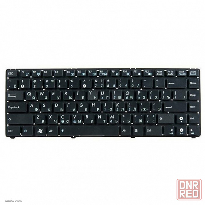 Клавиатура для ноутбука Asus для Eee PC 1201, 1215, 1225, UL20, U24A, U24E, черная без рамки, гор. Enter |Гарантия Донецк - изображение 1