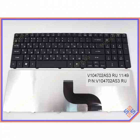 Клавиатура ноутбука ACER Aspire 5810T, 5536, 5536G, 5242, 5560, 5741, 5742, 5538, 5542 ZR7 ( RU Black матовая ) недорого в |Гарантия Донецк