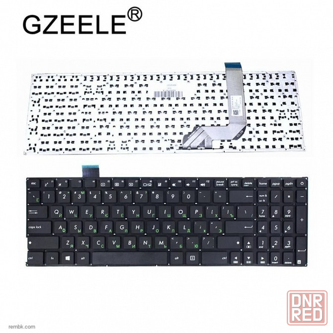 Клавиатура ноутбука ASUS X542UR, X542UA, X542UQ, X542UN, X580B, X542UQR, R542U, UQ8550, X542 ( RU Black без рамки) купить |Гарантия Донецк - изображение 1