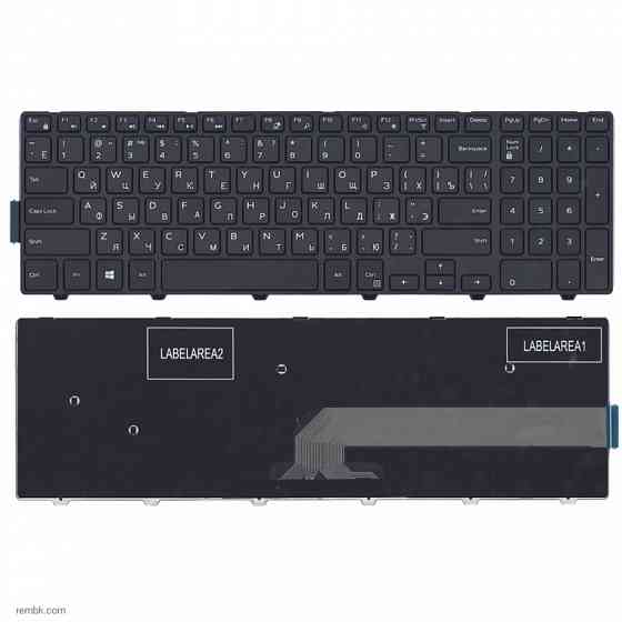 Клавиатура ноутбука Dell Inspiron 15-5000 5547 5521 5542 черная с рамкой |Гарантия Донецк