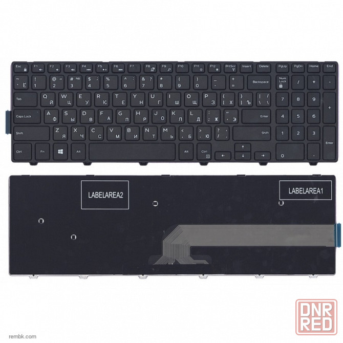 Клавиатура ноутбука Dell Inspiron 15-5000 5547 5521 5542 черная с рамкой |Гарантия Донецк - изображение 1