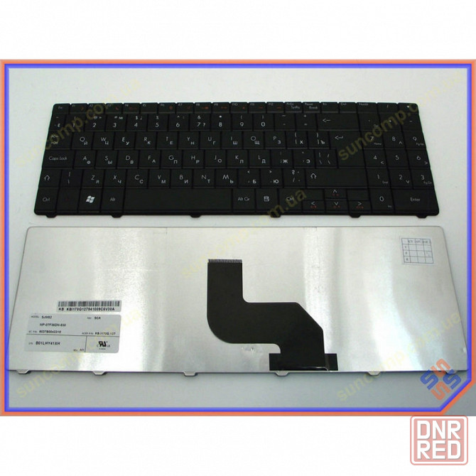 Клавиатура ноутбука ACER Aspire 5732, 5332, 5516, 5517, 5532, 5534, 5241, E625, E725. E727 ( RU Black ). Русская раскладка. недорого в |Гарантия Донецк - изображение 1