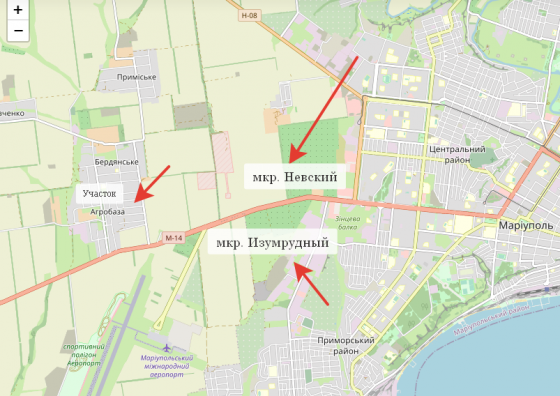 Продам участок с домом под снос Отличное месторасположение Мариуполь