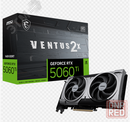 Видеокарта NVIDIA GeForce RTX 5060 Ti (16GB GDDR7) MSI Ventus 2X Донецк - изображение 1