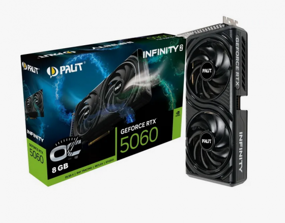 Видеокарта NVIDIA GeForce RTX 5060 (8GB GDDR7) Palit Infinity 3 Донецк