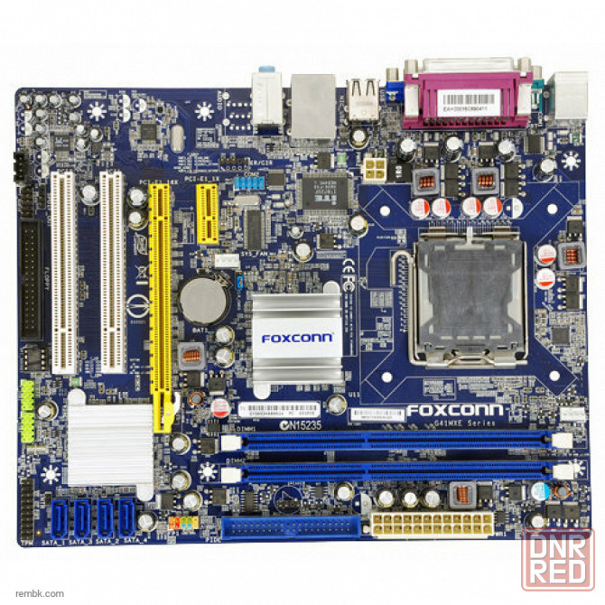 Материнская плата foxconn g41mxe lga775 б/у в макеевке днр | Гарантия Донецк - изображение 1