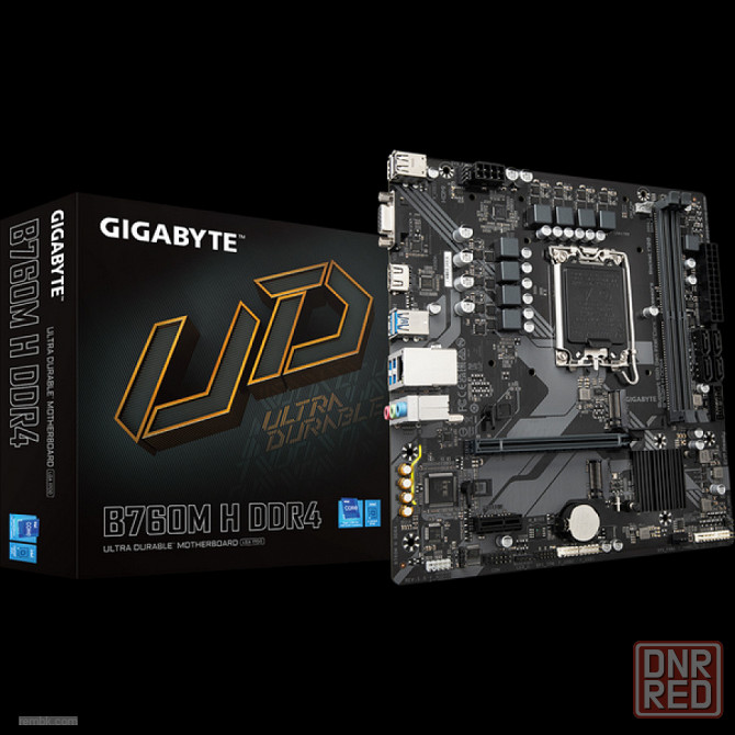 Материнская плата gigabyte b760m h ddr4 lga1700 в макеевке днр | Гарантия Донецк - изображение 1