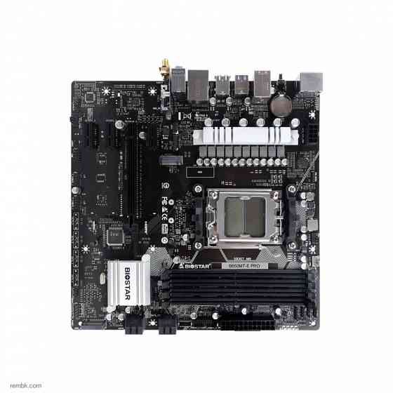 Материнская плата biostar b650mt-e pro, socketam5, amd b650, matx по доступной цене в макеевке днр | Гарантия Донецк