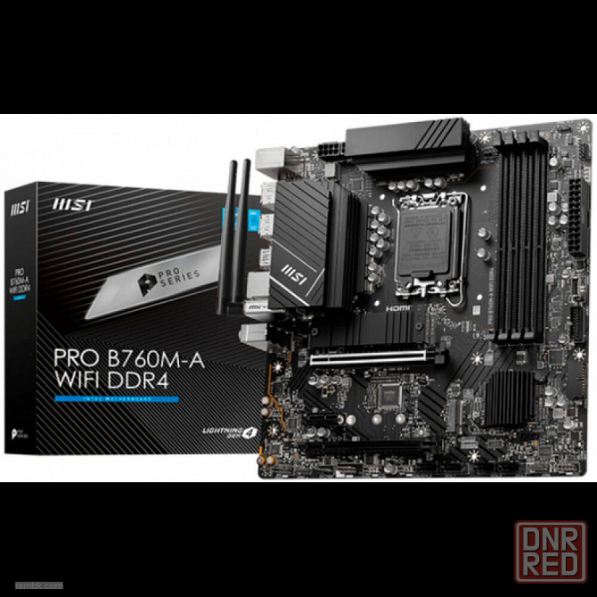Материнская плата msi b760 lga1700 ddr4 ( pro b760m-a wifi ddr4 ) matx, ret в макеевке днр | Гарантия Донецк - изображение 1