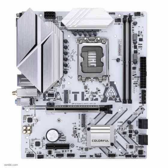Материнская плата colorful b760m-g white wifi d5 v20, lga1700, intel b760, micro-atx, rtl (battle-ax b760m-g white wifi d5 v20) по доступной цене в ма Донецк