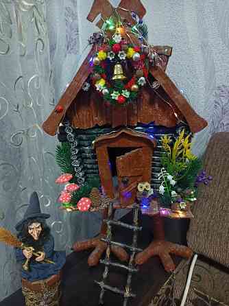 Игрушка избушка,ручная работа. Донецк
