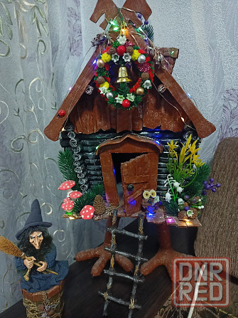 Игрушка избушка,ручная работа. Донецк - изображение 1