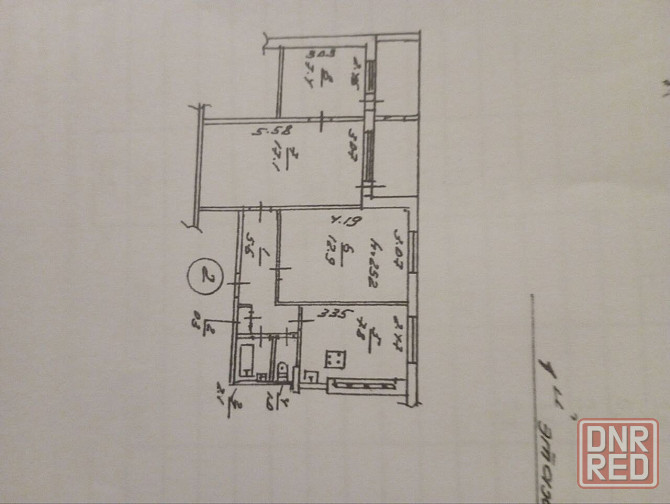 Продается 3 - х комнатная квартира, Ленинский пр-т Донецк - изображение 6