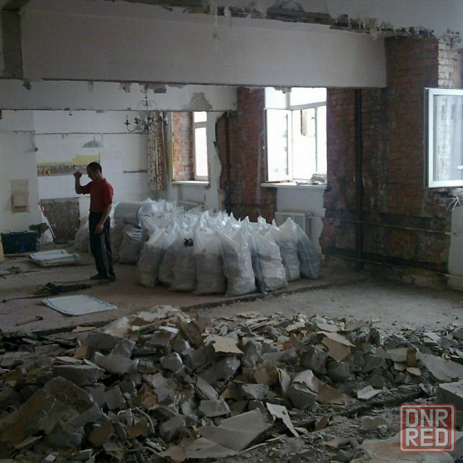 Демонтажные работы демонтаж вывоз мусора Снос под ключ Разнорабочие Донецк - изображение 1