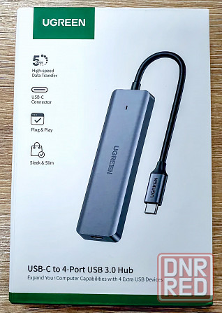 USB-Хаб - Ugreen CM219, 1.5 метра, концентратор 3.0, переходник Донецк - изображение 7