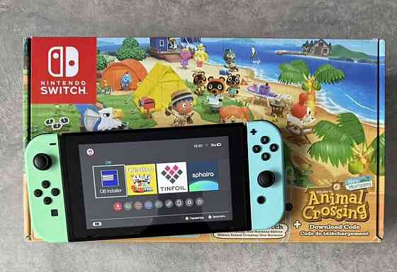 Nintendo switch 128Gb (прошит, чип) лимитированная Animal crossing Донецк