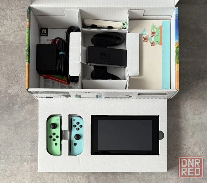 Nintendo switch 128Gb (прошит, чип) лимитированная Animal crossing Донецк - изображение 2