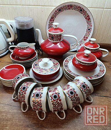 Чайный фарфоровый сервиз Макеевка - изображение 1