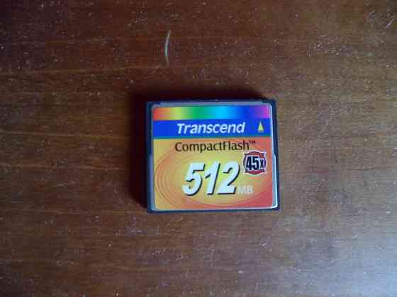 Карта памяти Compact Flash Transcend 512 Mb Донецк