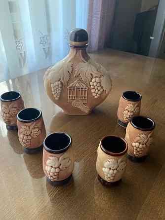 Графин с рюмками керамический Донецк