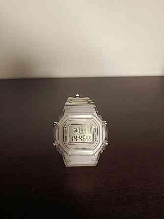 Часы белые прозрачные в стиле Casio Донецк