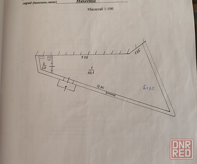 продам магазин ц.рынок макеевка 45.1м² суперместо Макеевка - изображение 1
