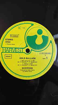 Scorpions - Gold Ballads (1984) LP / NMINT (1C 032Z 26 03361) - ORIGINAL - Germany Донецк