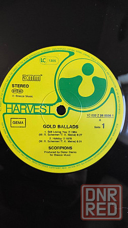 Scorpions - Gold Ballads (1984) LP / NMINT (1C 032Z 26 03361) - ORIGINAL - Germany Донецк - изображение 1